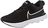 NIKE Men's React Infinity Run FK 2 Runners, Black White Iron Grey, 10