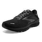 Brooks Men's Adrenaline GTS 22 Supportive Running Shoe - Black/Black/Ebony - 11.5 Medium