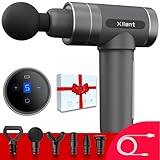 Xllent Massage Gun Birthday Gifts for Women/Men,Gifts for Women/Men- Super Quiet Electric Percussion Massager,Gifts for Mom/Wife/Dad/Her/Him(Gray)
