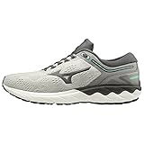 Mizuno J1Gc20093646 – Wave Skyrise Shoe – Colour: Metal/Periscope/Icegreen Size: 46 – Men's Grey