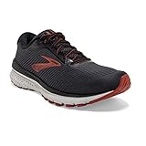 Brooks Mens Adrenaline GTS 20 Running Shoe - Black/Ebony/Ketchup - D - 14.0